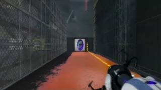 Portal 2 Peer Review DLC Test 8  Follow the Orange Paint Road [upl. by Nilac321]