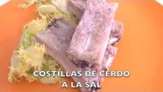 Costillas de cerdo a la sal [upl. by Tella]