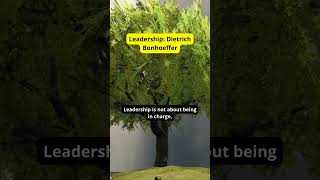 Leadership Dietrich Bonhoeffer [upl. by Auka]