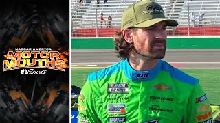 Corey LaJoie went down swinging against Chase Elliott at Atlanta  NASCAR America Motormouths [upl. by Ecirahc]