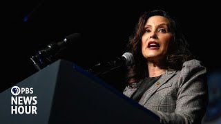 Whitmer says Biden has delivered for people and supports his decision to stay in race [upl. by Uuge49]