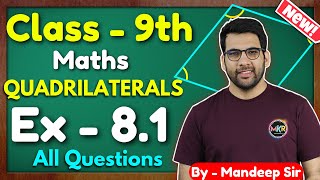 Class  9th Ex  81 Q1 Q2 Q3 Q4 Q5 Q6 Q7 Quadrilaterals Maths New NCERT CBSE GREENBoard [upl. by Abdulla]