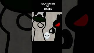 Santoryu vs Darky fight animation animation shorts meme phonk edit capcut [upl. by Khichabia156]