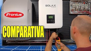 Fronius Primo VS Solax X1 Comparativa inversores Autoconsumo Solar [upl. by Amelita]