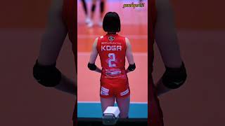 Sarina koga atlit voli jepangshortsvolleyball japan [upl. by Ernesta962]