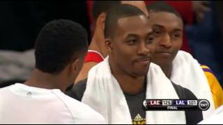 Kobe Bryant amp Dwight Howard After Clippers Loss [upl. by Kcirddahc716]