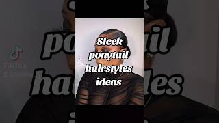 Sleek ponytail hairstyles ideas 🥰sleekponytail ponytail hairstyles fashionideas [upl. by Marshall]