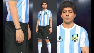 PES 2018  DIEGO MARADONA 1986 FACE  DETAILS  PC [upl. by Astera567]