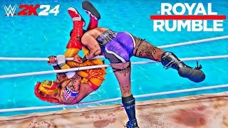 WWE 2K24  Water Royal Rumble Match  PS5™ 4K60 [upl. by Ardra146]