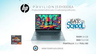 Portátil HP Pavilion 15eh3003la AMD Ryzen 7 BTS [upl. by Mercier]