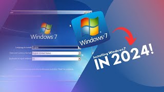 Windows 7 Installation in 2024 [upl. by Cummings]