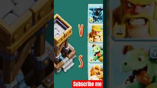 😱Archer tower vs troops🔥 clahsofclans coc supercell subscribe judoslothgaming shorts gaming [upl. by Susy]