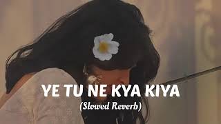 YE TU NE KYA KIYA  Slowed amp Reverbyoutube song lofi 10M views [upl. by Eydie]