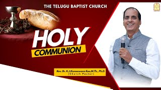 LIVE  HOLY COMMUNION SERVICE  01 ST SEP 2024   TTBC thetelugubaptistchurch ambedkarnagar [upl. by Ainerol32]