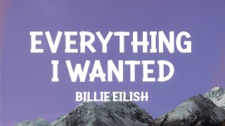 Billie Eilish  everything i wanted Lyrics [upl. by Koenig]