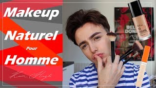 Maquillage Naturel pour Homme   Using Only Drugstore Makeup [upl. by Ahsirkal]