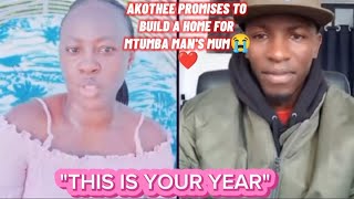 EMOTIONAL😭AKOTHEE PROMISES TO BUILD MTUMBA MANS MUM A HOME😭🔥❤ [upl. by Doowyah]