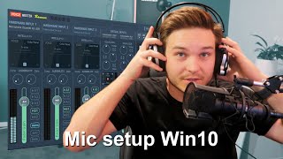 use XLR mic and speakers with any app on Win10  Spotify discord skype audacity [upl. by Gitt]