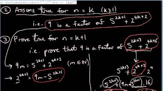 Proof by Induction  Divisibility examples 2011 2009 [upl. by Ruckman160]