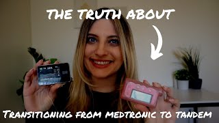 The TRUTH About Transitioning From Medtronic To Tandem  Type 1 Diabetic [upl. by Angelico]