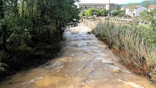 Spéciale intempéries dans le Gard  Crues et inondations à Alès [upl. by Anstice]