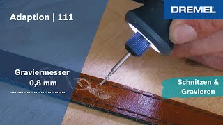 Dremel®  Graviermesser 08 mm 111 [upl. by Bremble]