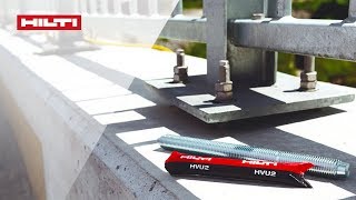 Hilti HVU2 – anclaje químico [upl. by Lavoie728]