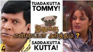 Tuada kutta tommy sada kutta kutta Tamil meaning  Bigg Boss  Moon Light Views [upl. by Whalen815]