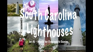 South Carolina Lighthouses DJI Mavic Pro Overwerk Canon South Carolina USA [upl. by Alesiram]