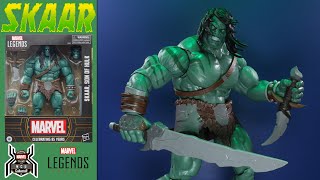 Marvel Legends SKAAR Son of HULK 85 Years Anniversary Deluxe Figure Review [upl. by Nawuq]