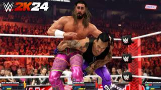 Seth quotFreakinquot Rollins vs Shinsuke Nakamura  MITB Contract Championship Full Match RAW  WWE 2K24 [upl. by Ennairej755]