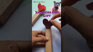 Teachers day gift ❤️💛 teachersday diy giftideas craft diygift [upl. by Razid]