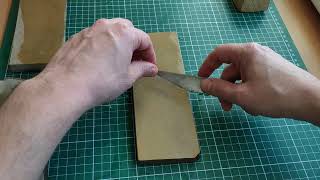 Japanese natural sharpening whetstones Nakayama Aiwatani Tsushima [upl. by Catlee]