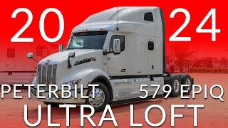 Peterbilts Biggest Cabin Available  The 2024 Peterbilt 579 EPIQ Ultra Loft Edition [upl. by Nelda]