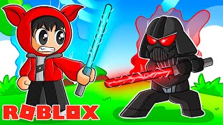 Zdobyłem NAJSILNIEJSZY MIECZ ŚWIETLNY w ROBLOX [upl. by Devora]