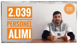 2039 MEMUR ALIMI ATAMA HABERLERİ2KAMU MEMUR ALIMLARI2 [upl. by Anade]