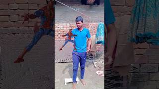 Spider man 🕸️ Zinda ho gya😱spiderman spidermancartoon spidermantoys [upl. by Assiralc]