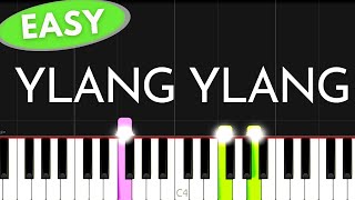 Fkj  Ylang Ylang  Easy Piano tutorial [upl. by Cir]