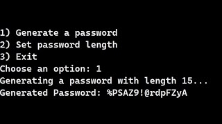 learn bash script on linux  create a password generator menu [upl. by Hocker937]