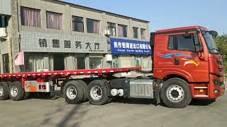 Best Semi Trailer Truck will be deliveried to Customers [upl. by Ayalat]