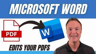 How to Convert then Edit Your PDFs in Microsoft Word [upl. by Niwri]