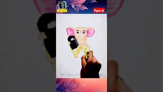 How to draw ganesh ji easy step by step tutorial  jay shri Ganesha 🙏🙏🔱🕉 shorts myarts [upl. by Cattier]