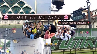 a day in my life  study tour ke bandung 👟𓍢ִ໋🌷͙֒✧˚🩰 ༘ ⋆｡˚♡ [upl. by Atener551]