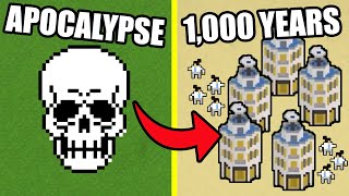 I Spent 1000 Years in the Apocalypse in WorldBox [upl. by Sirahc]