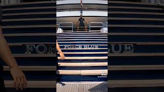 Crew Workout 💪❗️on SuperYacht sea boat superyacht travel yacht yachtlife sailing summer [upl. by Seigler371]