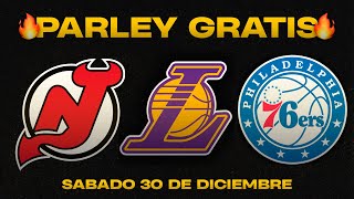 🔥 PRONOSTICOS NBA NFL Y NHL PARA HOY 30122023 🔥 PARLEY GRATIS 🏀🔥 [upl. by Aicelef]