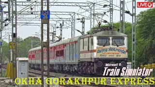 Journey In 15046 Okha Gkp Express  Msts Gameplay  Indian Railways  WRV11 Route [upl. by Chaddy]