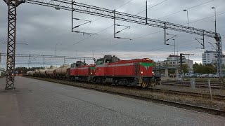 Finnish Trains in Northern Finland August 2024 [upl. by Enneirb]