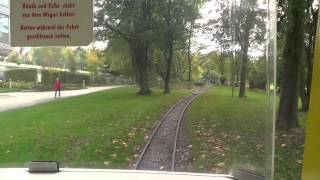 Narrow gauge railway ride at Gruga Park Railway 2 feet [upl. by Ahsiena]