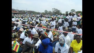 Mnangagwa can form his own Party says President Mugabe  Bulawayo Rally [upl. by Lumbye]